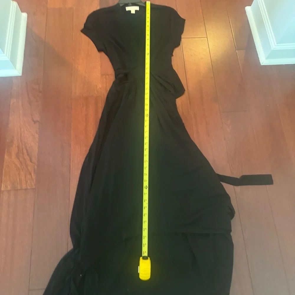 Michael Kors Black High-Low Maxi Dress | Size 10 | Elegant Evening Chic Size 10
